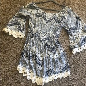 NWT floral romper XL